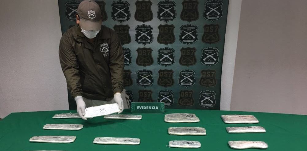 Photo of Can antidrogas de Carabineros detectó más de 6 kilos de cocaína al interior de bus